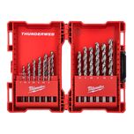 MILWAUKEE THUNDERWEB - HSS-GROUND METAL DRILL BITS - DIN338 - 19PC 